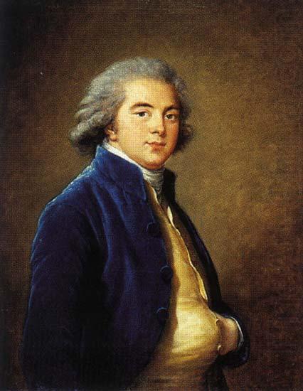 Portrait of Prince Alexei Kurakin, elisabeth vigee-lebrun